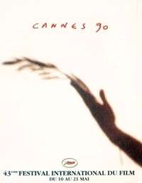 1990 Cannes film festivali resmi posteri