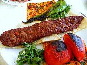 Dünyaca ünlü Adana Kebabı