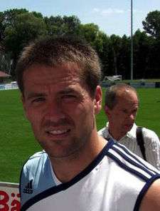 A man in a training top